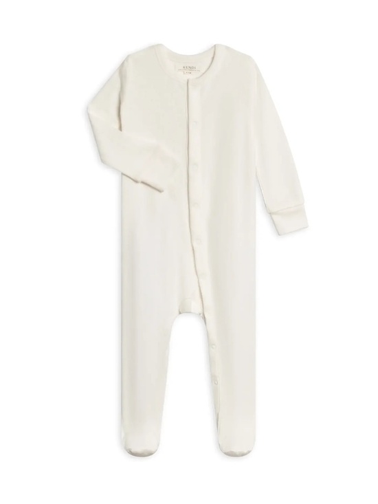 Colored Organics Other - Colored Organics Skylar Pointelle Footed Sleeper - Coconut Newborn Baby